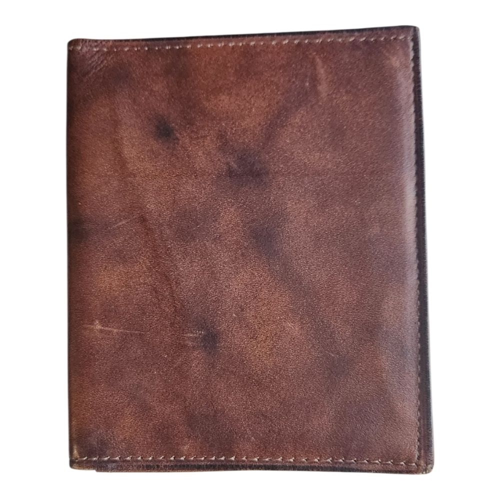 Brown Leather Bifold Wallet